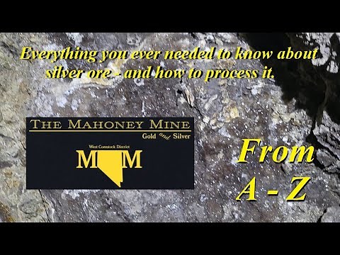 The Ultimate Silver Ore Processing Video. Everything you need to know from rocks to silver bars.