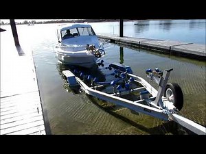 Boat retrieval - Drive-On made easy with a Spitfire Aluminium Boat Trailer