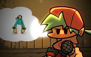 FNF Indie Cross Bendy 过场动画5困难 普通