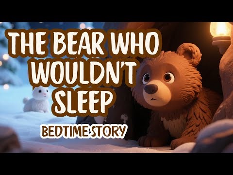 The Little Bear Who Wouldn't Sleep - A Cozy Bedtime Story for Kids