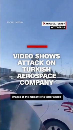 Video shows attack on Turkish aerospace company