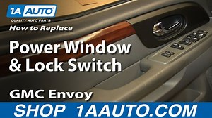 How To Replace Power WIndow and Lock Switch 2002-09 GMC Envoy XL