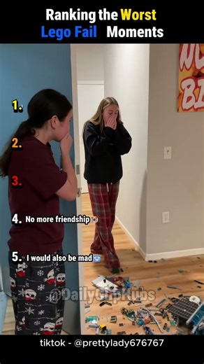 Ranking the Worst LEGO Fail Moments 😭🧱 (Painful Mistakes) #youtubeshorts #funny #fails #viralvideo