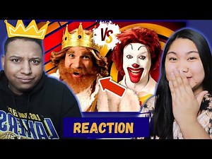 Ronald McDonald vs The Burger King - Epic Rap Battles of History | Couple Reacts