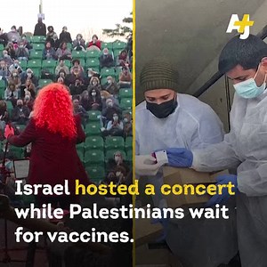Critics are calling out Israel's "vaccine apartheid" as the govt holds one of its first public concerts for inoculated Israelis, but has sent vaccines for only 0.1% of Palestinians. | AJ