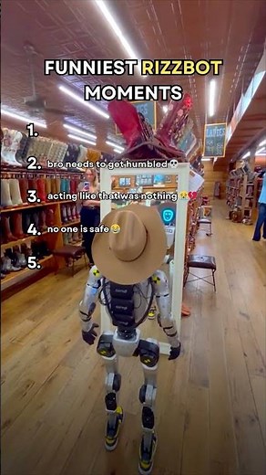 Funniest RIZZBOT Moments 😂🥀 #robot #shorts