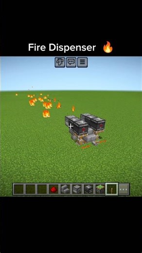 Fire Dispenser in Minecraft | Easy Tutorial #Shorts #minecraft #gaming
