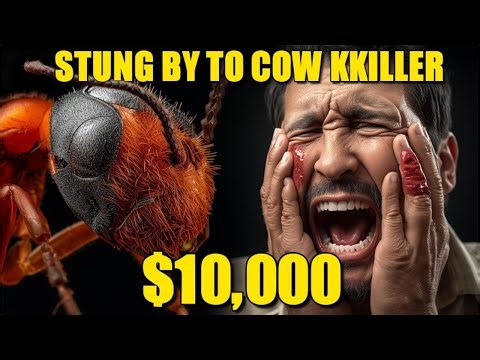 I Got STUNG by a Cow Killer Ant for $10,000 — Extreme Pain Test!