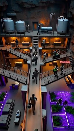 Inside the SMR Reactor Powering an Underground Survival Colony #mcu #doomsday #feedshorts #shorts