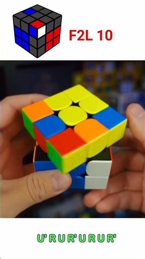 How to solve Advance F2L #F2L Every Single Day #Day10#F2L#CFOP#cubing #puzzle #speedcubing