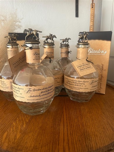 Blanton’s Empty Single Barrel Bourbon Bottles - Etsy