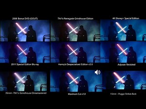 Luke vs Darth Vader Comparison | The Empire Strikes Back (Blu-ray, DeEd, GOUT, Maximum Cut)