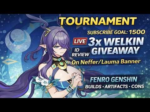 🔴TOURNAMENT 3X WELKIN GIVEAWAY 😱 BUILD FIX + INSANE DAMAGE GUIDE
