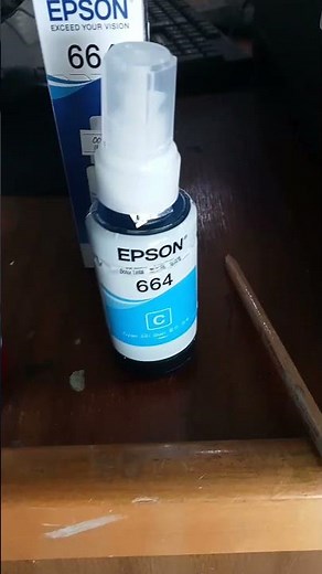 Epson L121 | How to fill printer ink | #danijaharisaragih