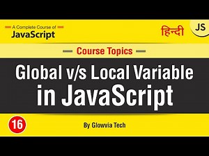 Global vs Local Variable in JavaScript | JavaScript Tutorial in Hindi / Urdu
