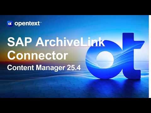 SAP ArchiveLink Connector for Content Manager