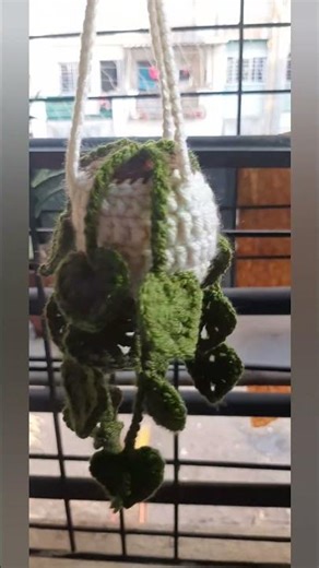 DIY Crochet Hanging Plant | Ghar Sajane Ka Naya Idea | Beginner Friendly‪@Crochetbykalpana-k6g‬