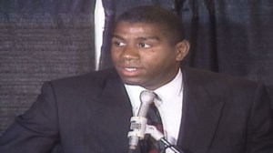 Magic Johnson HIV announcement Part 1
