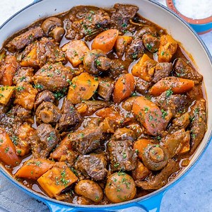 Hearty Beef   Sweet Potato Stew | Clean Food Crush