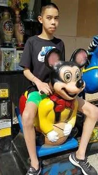1980s Mouse kiddie ride "Mickey Mouse" (Yellow; Replaced)