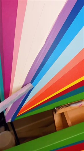 Hard edge art process #artinspiration #paintingtechniques #acrylicpainting