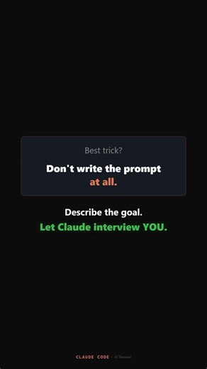 Stop Writing Vague Prompts to Claude Code #Shorts