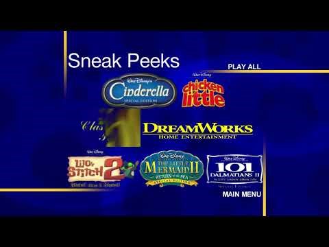 Another RARE Sneak Peeks Menu (2005)