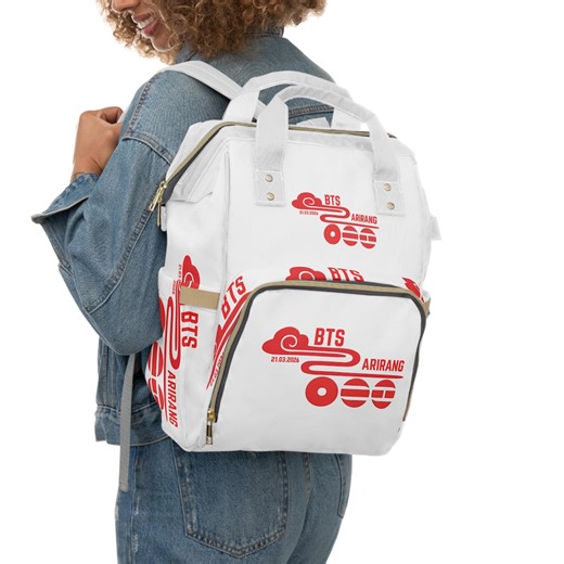 BTS Arirang Logo Diaper Backpack | K-pop Fan Travel Bag - Etsy Canada
