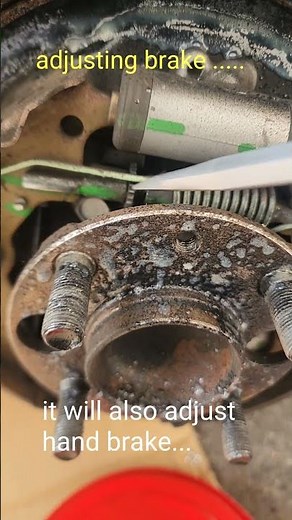 How to adjust brake and hand brake