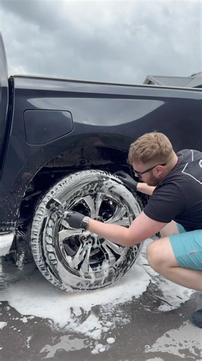 FINEST WHEEL and TIRE Cleaning #asmr #wheelcleaning #foamcannon