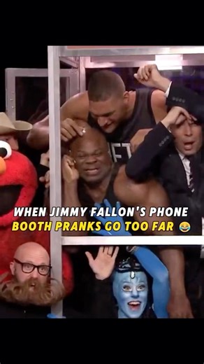 Classic Fallon: Phone Booth Chaos at Its Best! #JimmyFallon #TonightShow #PhoneBoothPrank