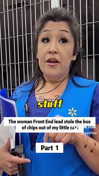 The woman Front End lead stole the box of chips out of my little cart | cart