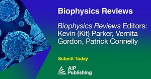 📢 Call For Papers This Special Topic in Biophysics Reviews is still open for submissions. Submit by July 31, 2024! Learn more 👉 https://aippub.org/3PB4tIt | AIP Publishing