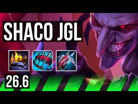 SHACO vs FIZZ (JGL) | 64K damage, 10k gold comeback | EUW Master | 26.6