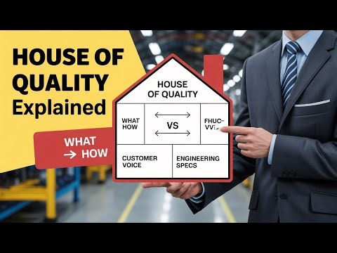 House of Quality (HoQ) 🔥 | Convert Customer Voice into Engineering Specs.