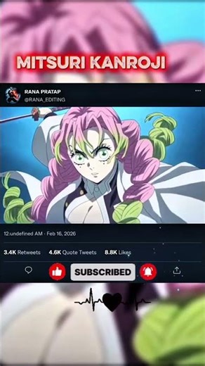 mitsuri kanroji edit clips, scene pack moments,#foryou #shortvideo #like #subscribe#fyp