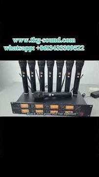 UR-8000 8 channels UHF microphone #microphone #wirelessmicrophone #soundsystem #audioequipment
