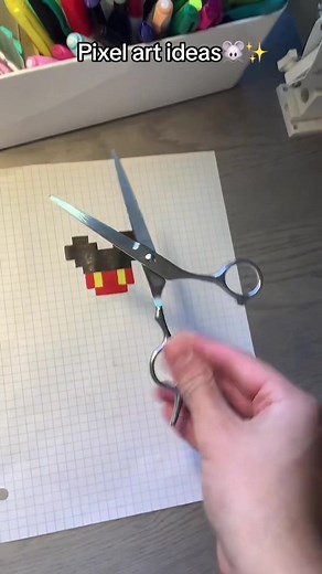 🐭✨ pixel art ideas #mickeymouse #mouse #mickeymouseart #cute #pixel #art #pixelart #pixelarttutorial #pixelartideas #pixelartideas💗 #roomdecor #fyp #viral #fypシ゚viral