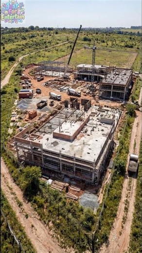 Cinematic Commercial Complex Construction 😍😍| Drone View | Ground-Up Build to Completion