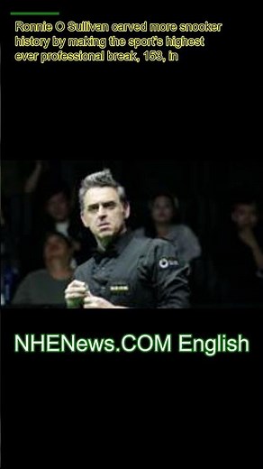 O'Sullivan Makes Highest Score