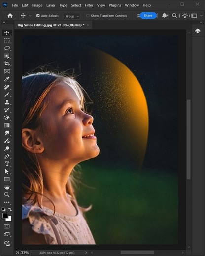16K views · 181 reactions | Adobe photoshop tips to create dreamy glow bubble effect #bigsmileediting | Big Smile Editing | Facebook