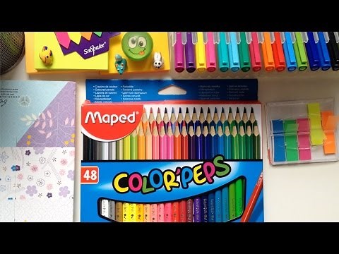 Lápices de colores Maped colorpeps - 😍 review 😍 - StephanieVlog