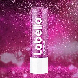 💖Pink💖 Look at our Original gets a new glittery pink sparkle Outfit. #pink #sparkle #limitededition #sharethesparkle #careforthemoment #sharethesparklemoment | Labello