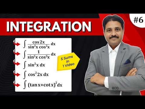 INTEGRATION 5 SOLVED PROBLEMS (PART 6) | INTEGRATION FORMULAS IN MATHEMATICS ‪@TIKLESACADEMY‬