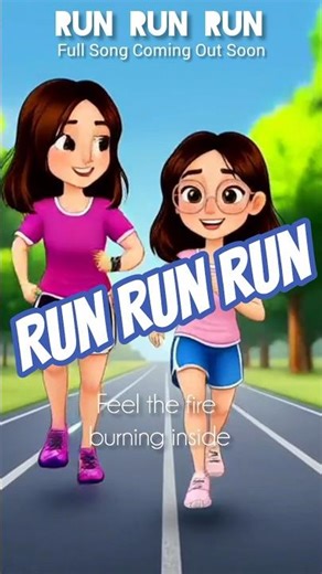 RUN RUN RUN Song l New English Song for kids, young and old #music #newsong #runningsong #trending