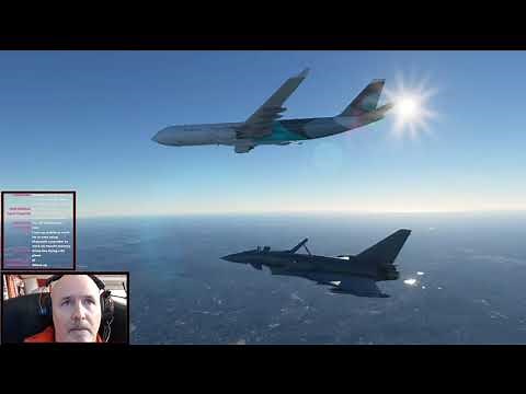 EUROFIGHTER TYPHOON !!! MICROSOFT FLIGHT SIMULATOR 2020 | MILITARY JET