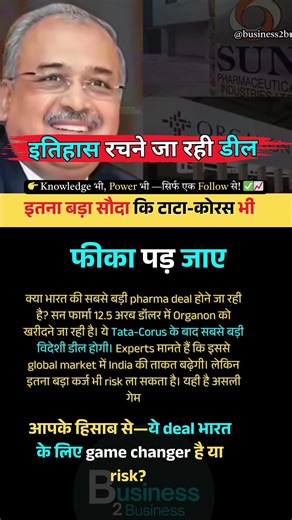 The $12.5 Billion Bet#SunPharmaOrganonDeal #IndianPharmaHistory#ShareMarketCrash #BiggestAcquisition