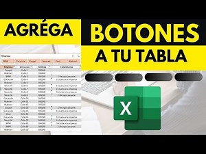Add buttons to your Excel table