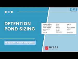 Detention Pond Sizing | FE EXAM WATER RESOURCES