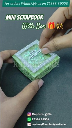 Mini Scrapbook Tutorial🎁👯‍♀️/ How to make Scrapbook using Single Sheet💫